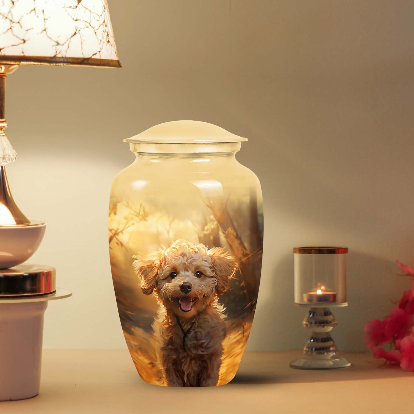 Personalized Dog Memorial Urn for Pet Ashes - Yatskia