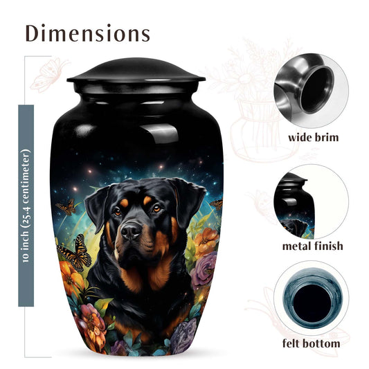 Rottweiler Dog Cremation Urn – Unique Pet Urns for Dogs