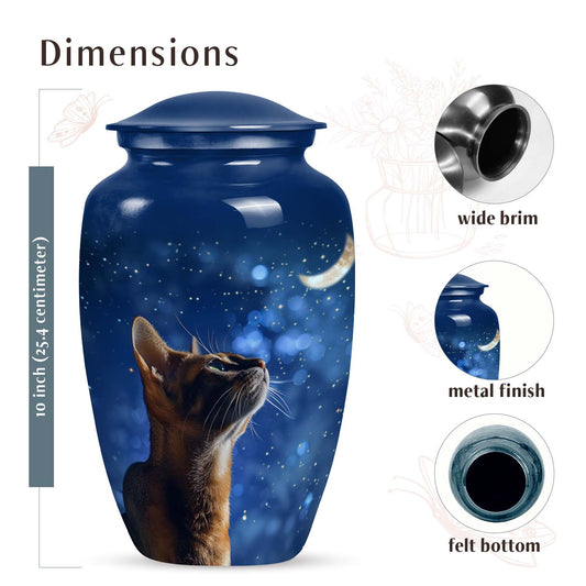 Cat Cremation Urn for Pet Ashes - Custom Pet Urns for Cats