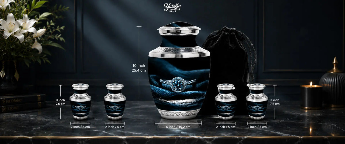 cremation urn set