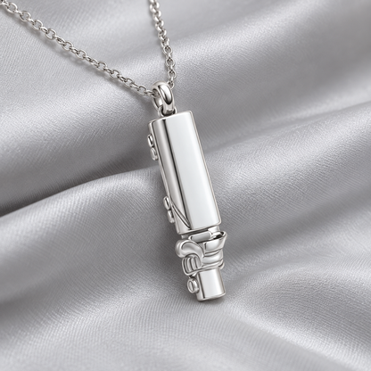 Rectangular Memorial Urn Necklace for Ashes
