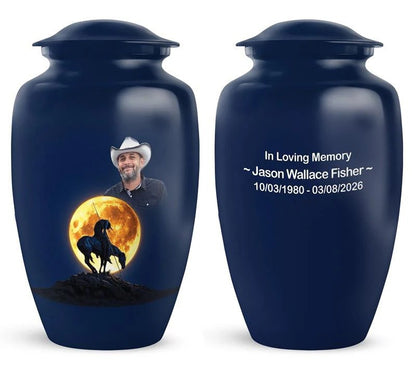 Personalized Urn 10 inch large urn for miguel