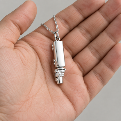 Rectangular Memorial Urn Necklace for Ashes