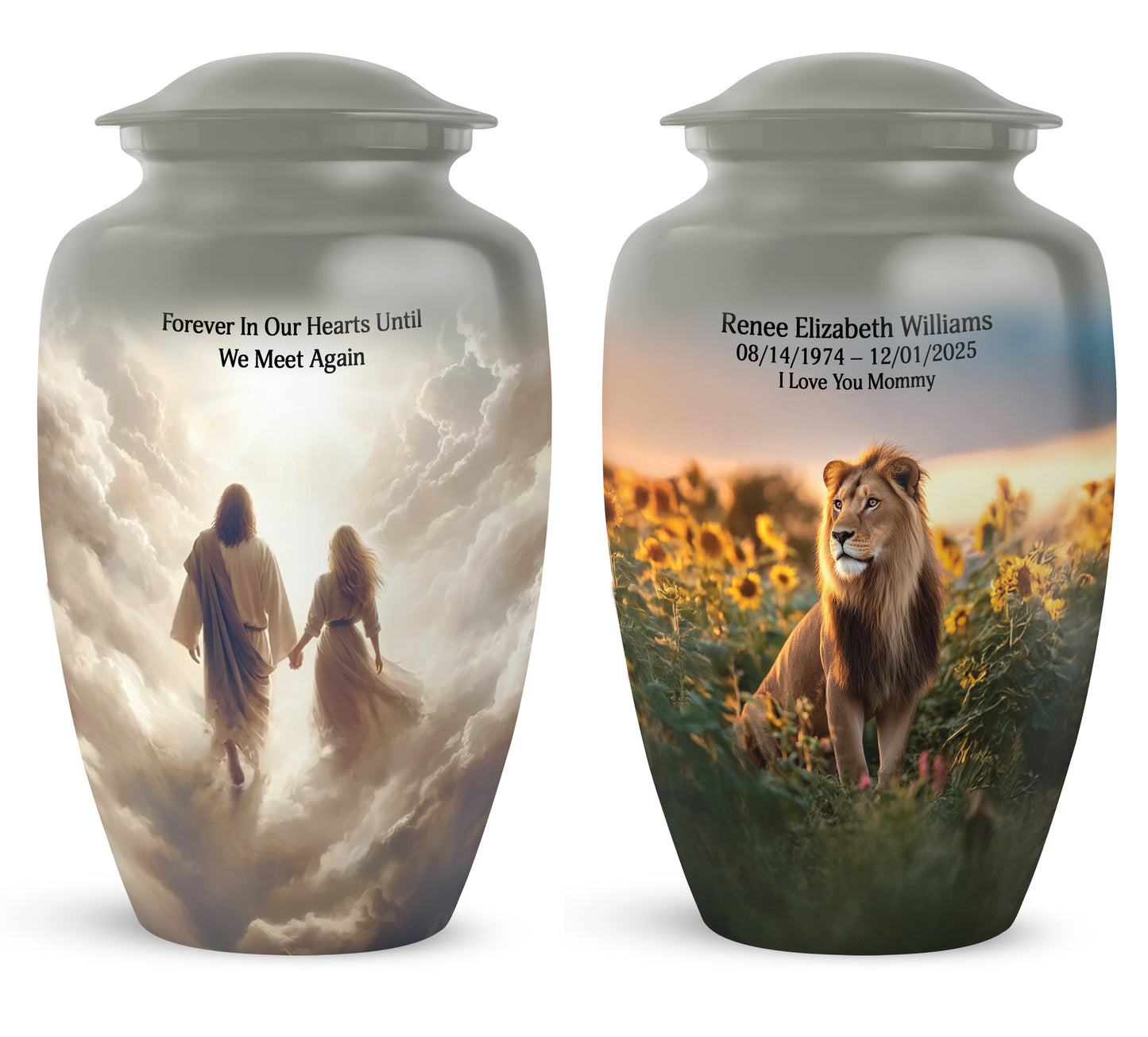 Personalized Urn 10 inch large urn for miguel