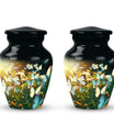 Butterflies Memorial Urn Aluminium Classic Design.