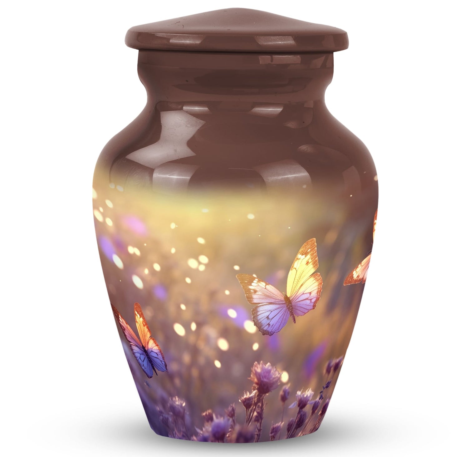 Butterflies Urn for Human Ashes Cremation Urn.