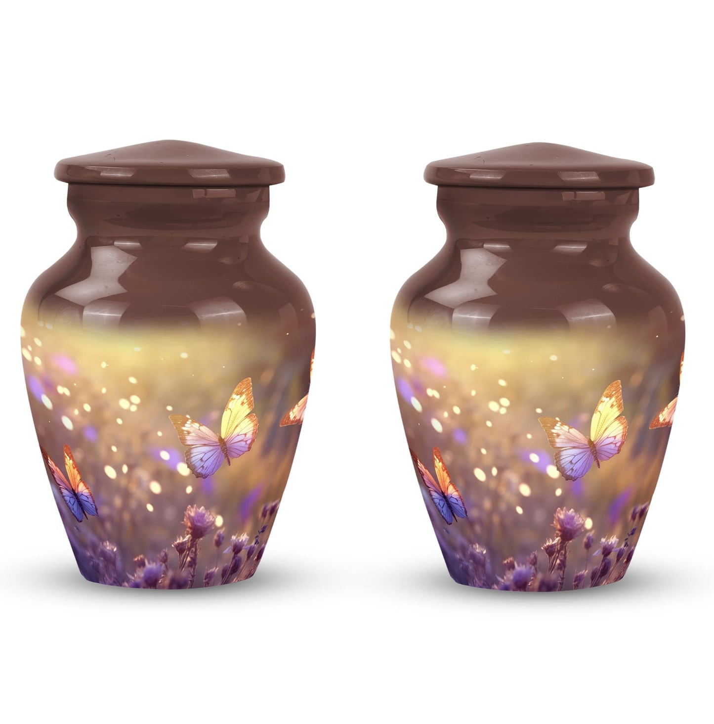 Butterflies Urn for Human Ashes Cremation Urn.