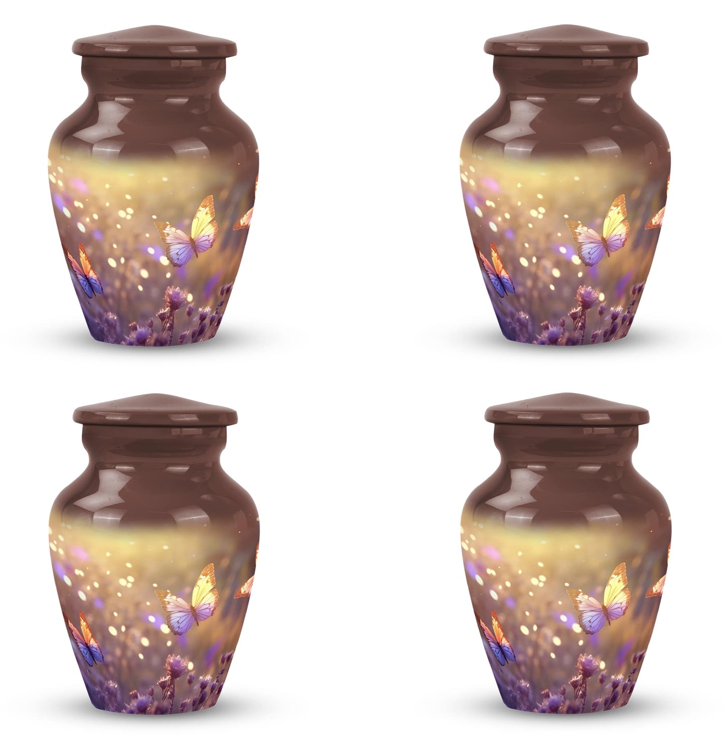Butterflies Urn for Human Ashes Cremation Urn.