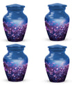 Classic Urn, Personalized Purple Butterflies Cremation Urn.