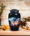 Magical Butterfly Cremation Urn in Aluminium for adult ashes