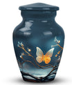 Magical Glowing Butterfly Memorial Urn, 3-inch Urn.