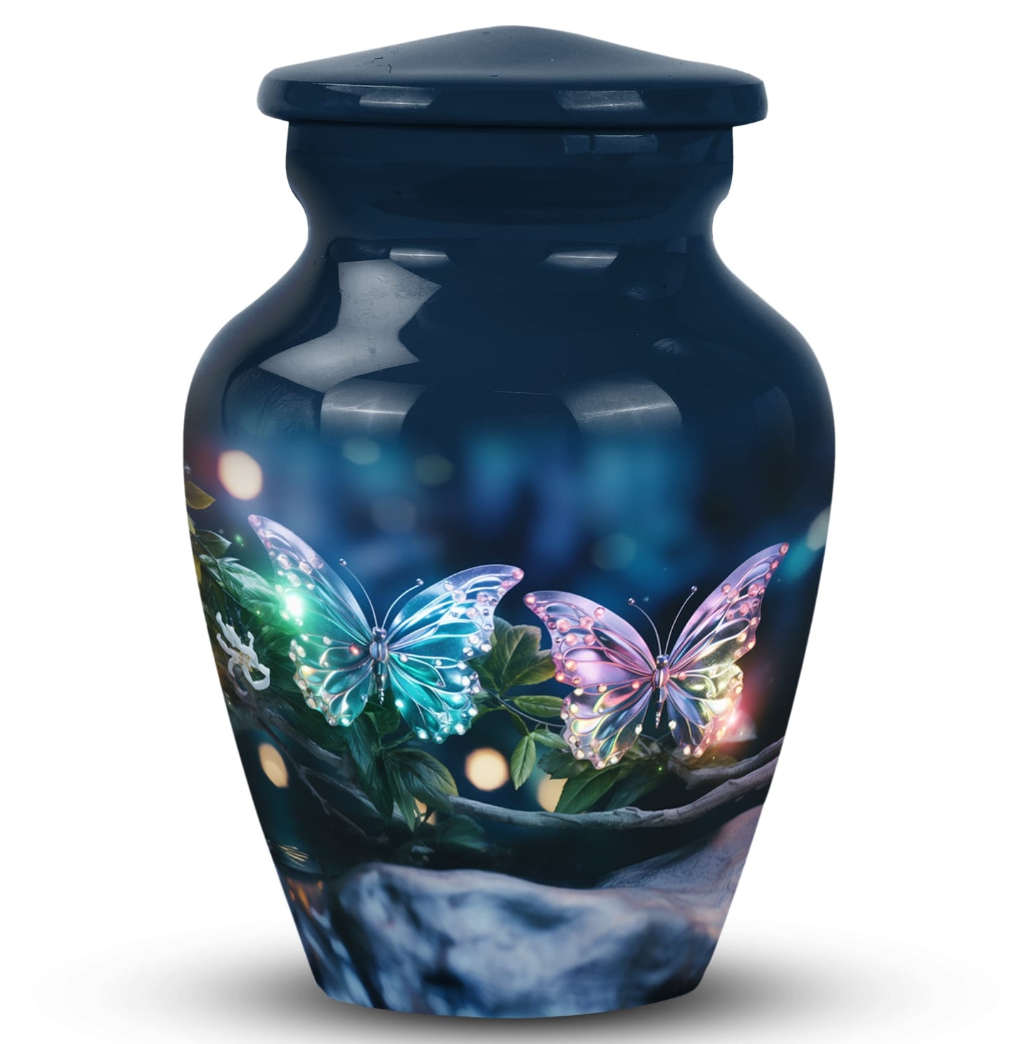 Fantasy Butterfly Large Classic Urn for Human Ashes