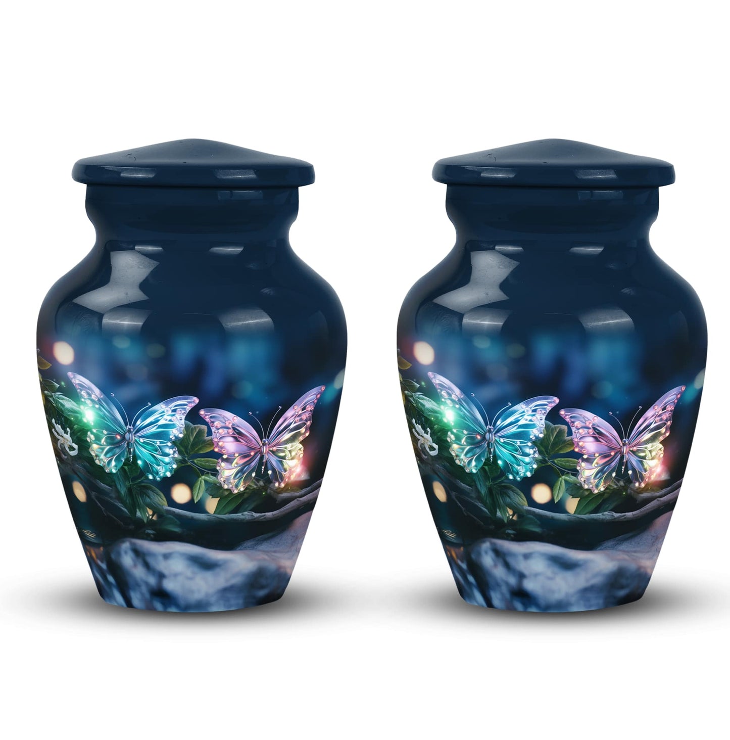 Fantasy Butterfly Large Classic Urn for Human Ashes