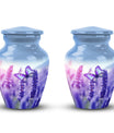 Large Purple Butterfly Urn for Ashes with Personalised.