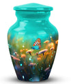Classic 3-inch Butterflies in Forest Memorial Urn.