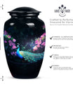 Aluminium Classic Peacock Urn for Cremation Ashes