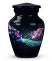 Aluminium Classic Peacock Urn for Cremation Ashes