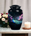 Aluminium Classic Peacock Urn for Cremation Ashes