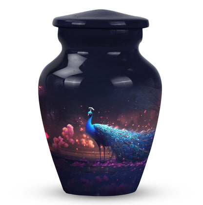 Classic Peacock Cremation Urn for Mom