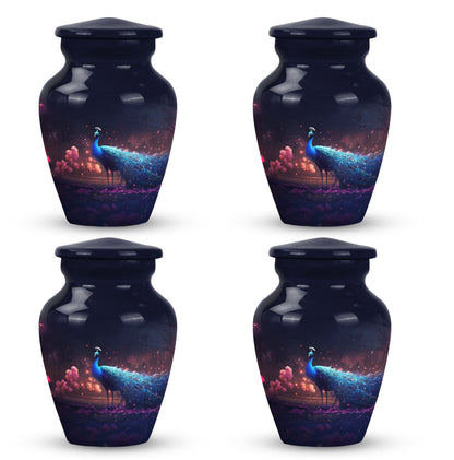 Classic Peacock Cremation Urn for Mom