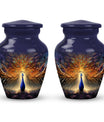 Peacock Urn for Human Ashes, Classic Design for Mother.