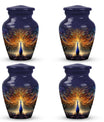 Peacock Urn for Human Ashes, Classic Design for Mother.