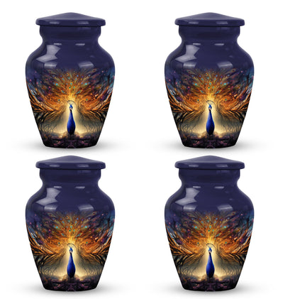 Peacock Urn for Human Ashes, Classic Design for Mother.
