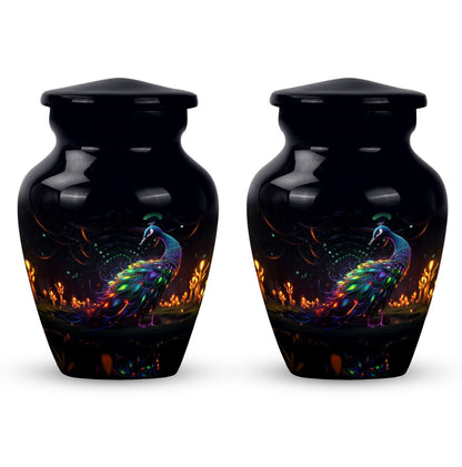 Aluminium Peacock Urn, classic design