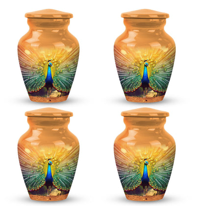 Large Classic Urn, Peacock Urns for Human Ashes.