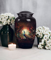 Classic 3-inch Peacock Memorial Urn made of Aluminium