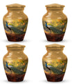 Classic Peacock Urn, a memorial gift for cremated ashes.