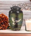 Large Classic Dove Flying Memorial Urn for Ashes