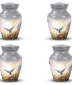 Classic Dove Urn for Ashes with Personalized Engraving.
