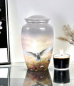 Classic Dove Urn for Ashes with Personalized Engraving.