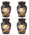 Dove Memorial Urn, aluminum cremation urn for men's ashes.