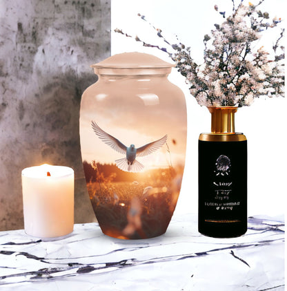 3-inch Aluminium Classic Dove Urns for Ashes.