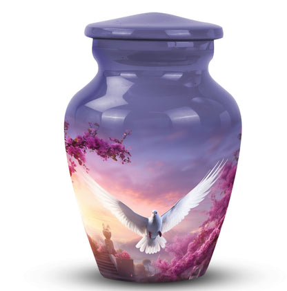Classic Dove Cremation Urn for Human Ashes