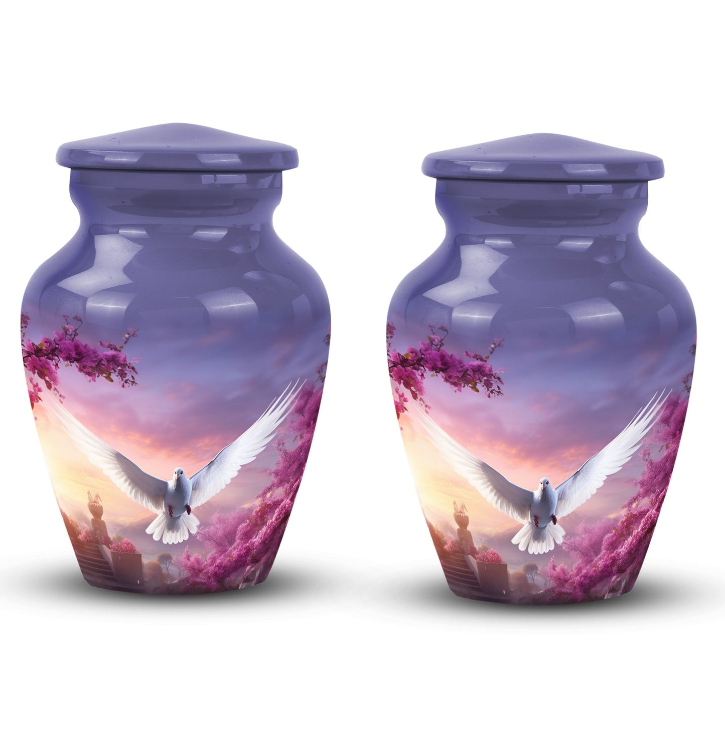 Classic Dove Cremation Urn for Human Ashes