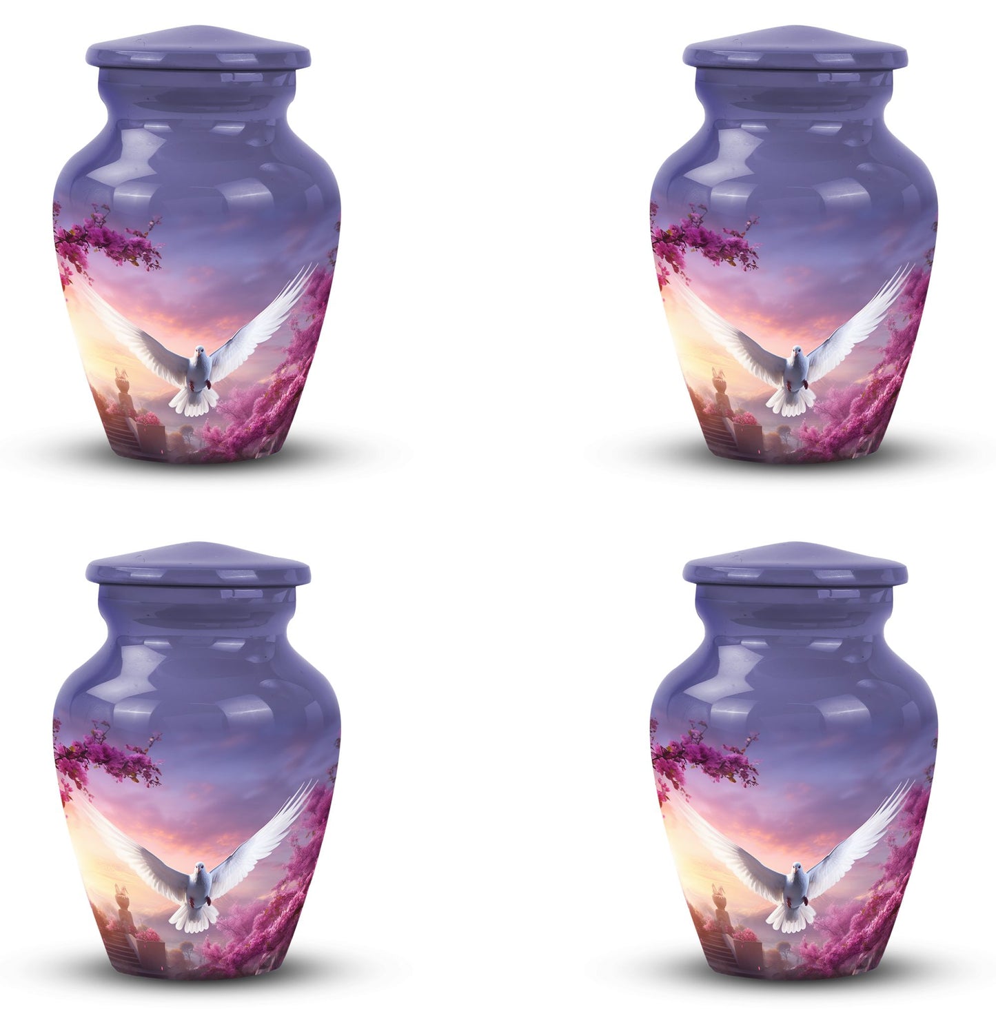 Classic Dove Cremation Urn for Human Ashes