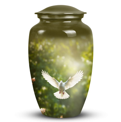 Dove Cremation Urn, Classic 3-Inch Aluminium Urn for Ashes
