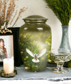 Dove Cremation Urn, Classic 3-Inch Aluminium Urn for Ashes