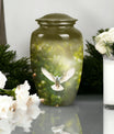 Dove Cremation Urn, Classic 3-Inch Aluminium Urn for Ashes