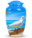 Custom dove cremation urn in classic design.