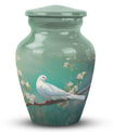 3-inch Dove Memorial large urn, Aluminium crafted.