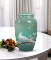 3-inch Dove Memorial large urn, Aluminium crafted.