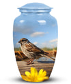 Classic 3-Inch Aluminium Sparrow Cremation Urn.