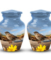 Classic 3-Inch Aluminium Sparrow Cremation Urn.