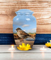 Classic 3-Inch Aluminium Sparrow Cremation Urn.