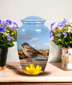 Classic 3-Inch Aluminium Sparrow Cremation Urn.