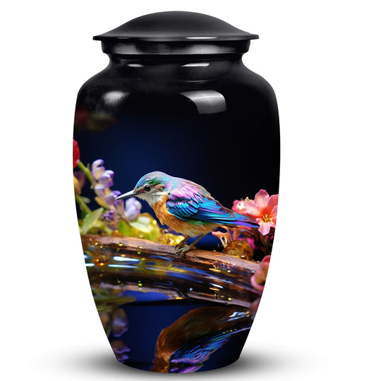 Classic Sparrow Urn, large Aluminium Cremation Urn.